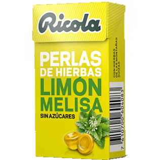 RICOLA PERLAS LIMON MELISA 10U