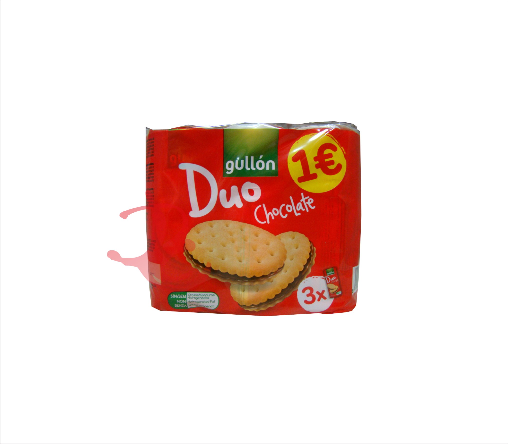 GULLON DUO PACK CHOCO 145gx3U 1€